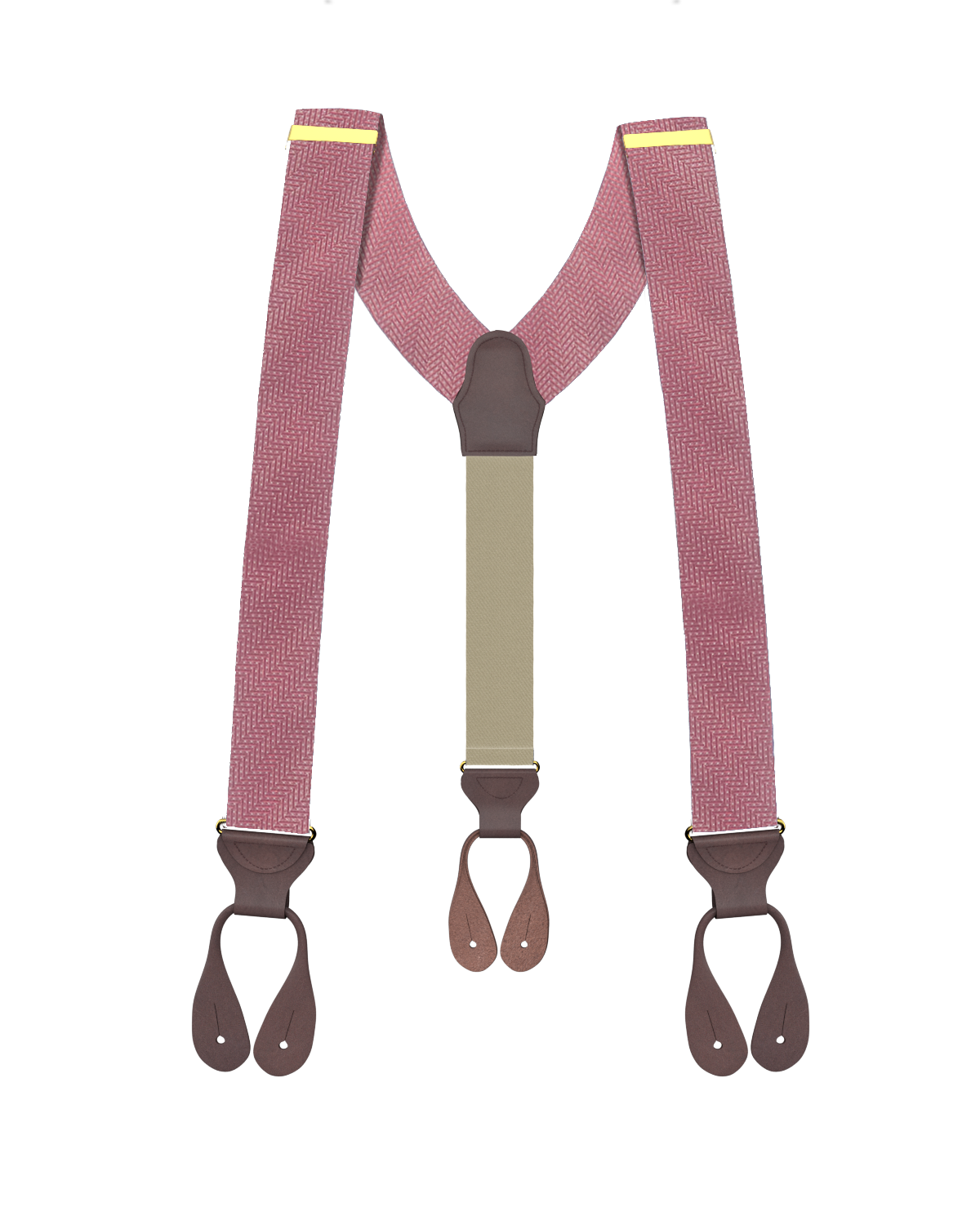 Limited Edition<br>Victor Rose Silk Suspenders - KK & Jay Supply Co.
