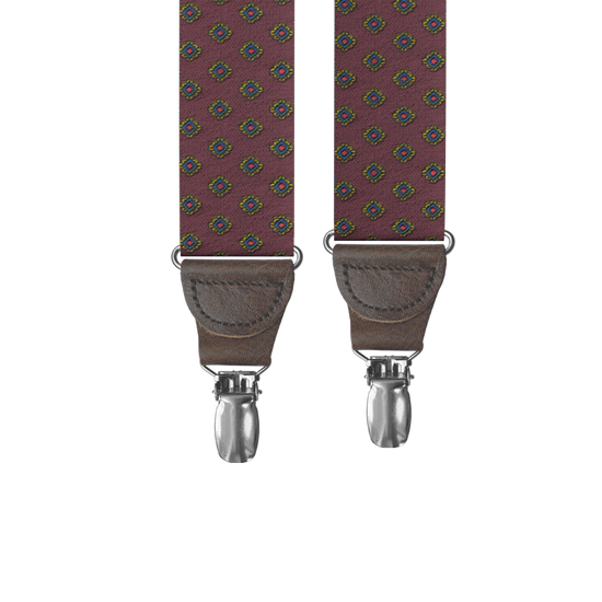 Washington Maroon Clip-on Suspenders - KK & Jay Supply Co.