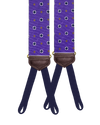 Limited Edition<br>Cambreleng Purple Silk Suspenders - KK & Jay Supply Co.