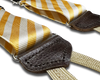 Limited Edition<br>Hudson Stripe Yellow/Ivory Suspenders - KK & Jay Supply Co.