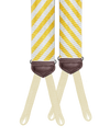 Limited Edition<br>Hudson Stripe Yellow/Ivory Suspenders - KK & Jay Supply Co.