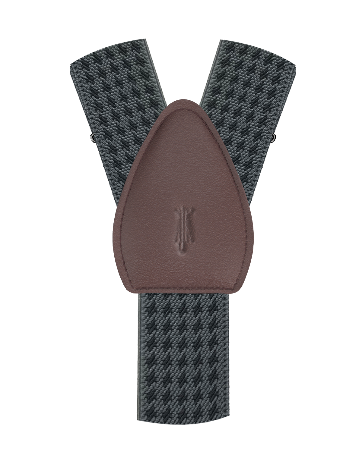 Newbold Houndstooth Charcoal Shirttail Garters - KK & Jay Supply Co.