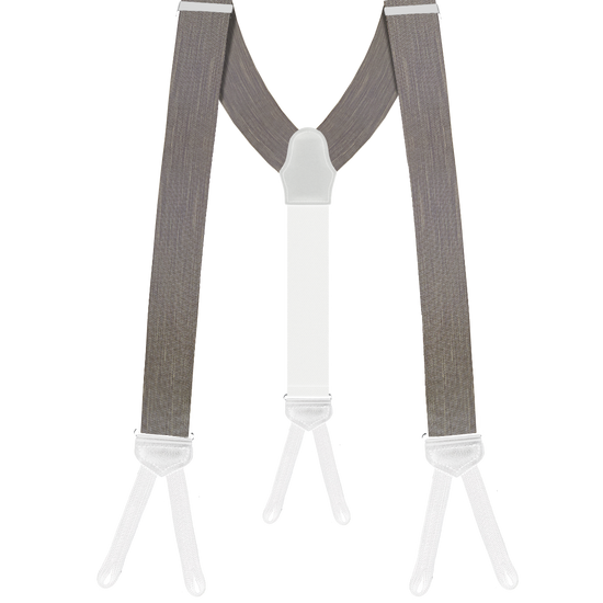 Limited Edition<br>Noble Brown Raw Silk Suspenders - KK & Jay Supply Co.