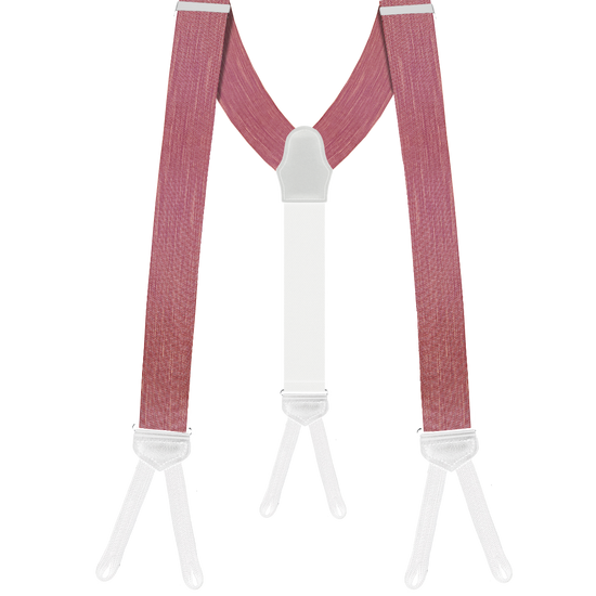 Limited Edition<br>Noble Red Raw Silk Suspenders - KK & Jay Supply Co.