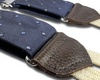 Limited Edition<br>Norton Navy Silk Suspenders - KK & Jay Supply Co.