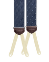 Limited Edition<br>Norton Navy Silk Suspenders - KK & Jay Supply Co.