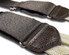 Limited Edition<br>Ogden Crepe Silk Suspenders - Brown - KK & Jay Supply Co.