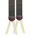 Limited Edition<br>Ogden Crepe Silk Suspenders - Brown - KK & Jay Supply Co.