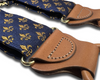 Limited Edition<br>Parisfal Silk Suspenders - Navy - KK & Jay Supply Co.