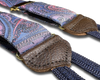 Limited Edition<br>Rockland Pink Paisley Silk Suspenders - KK & Jay Supply Co.