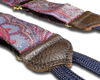 Limited Edition<br>Rockland Red Paisley Silk Suspenders - KK & Jay Supply Co.