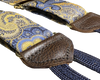 Limited Edition<br>Rockland Yellow Paisley Silk Suspenders - KK & Jay Supply Co.