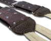 Limited Edition<br>Wadhams Paisley Spot Silk Suspenders - Maroon - KK & Jay Supply Co.